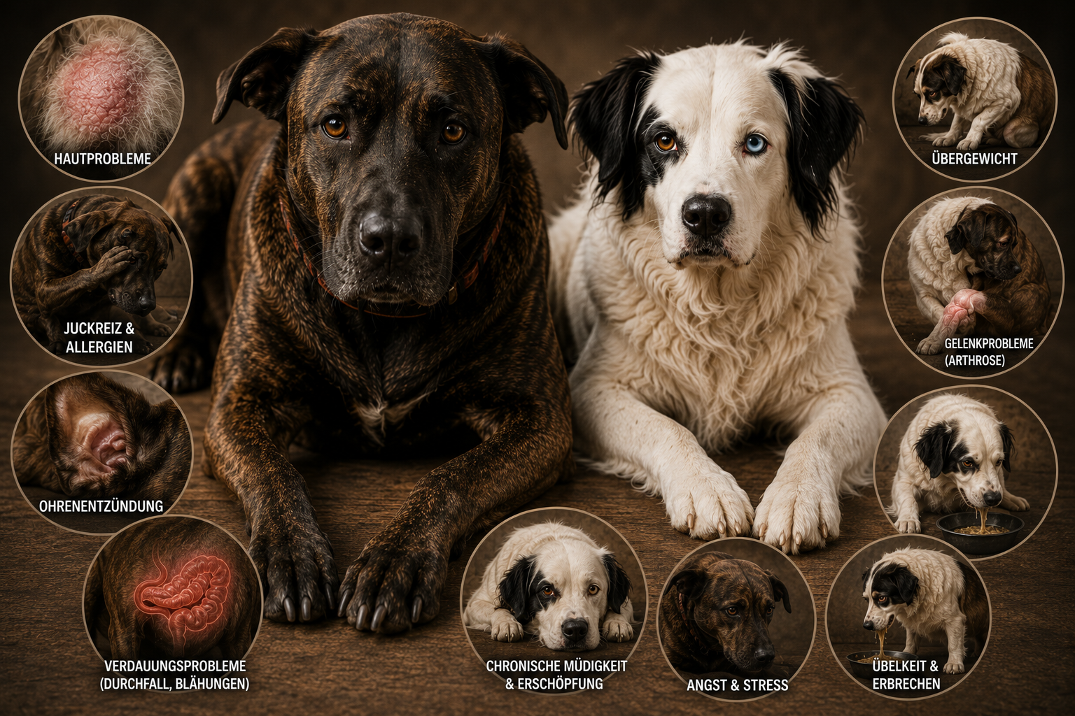 Häufige Beschwerden bei Hunden