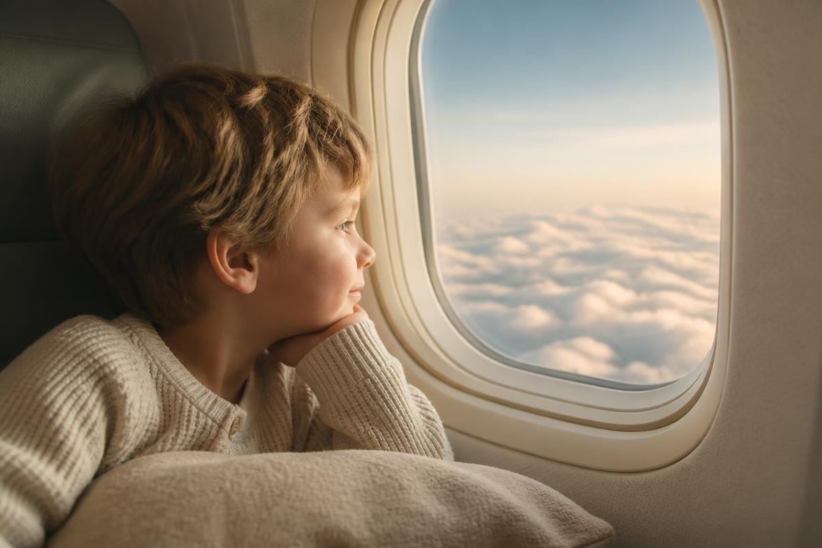 Über den Wolken: Was regelmäßiges Fliegen mit Kindern macht